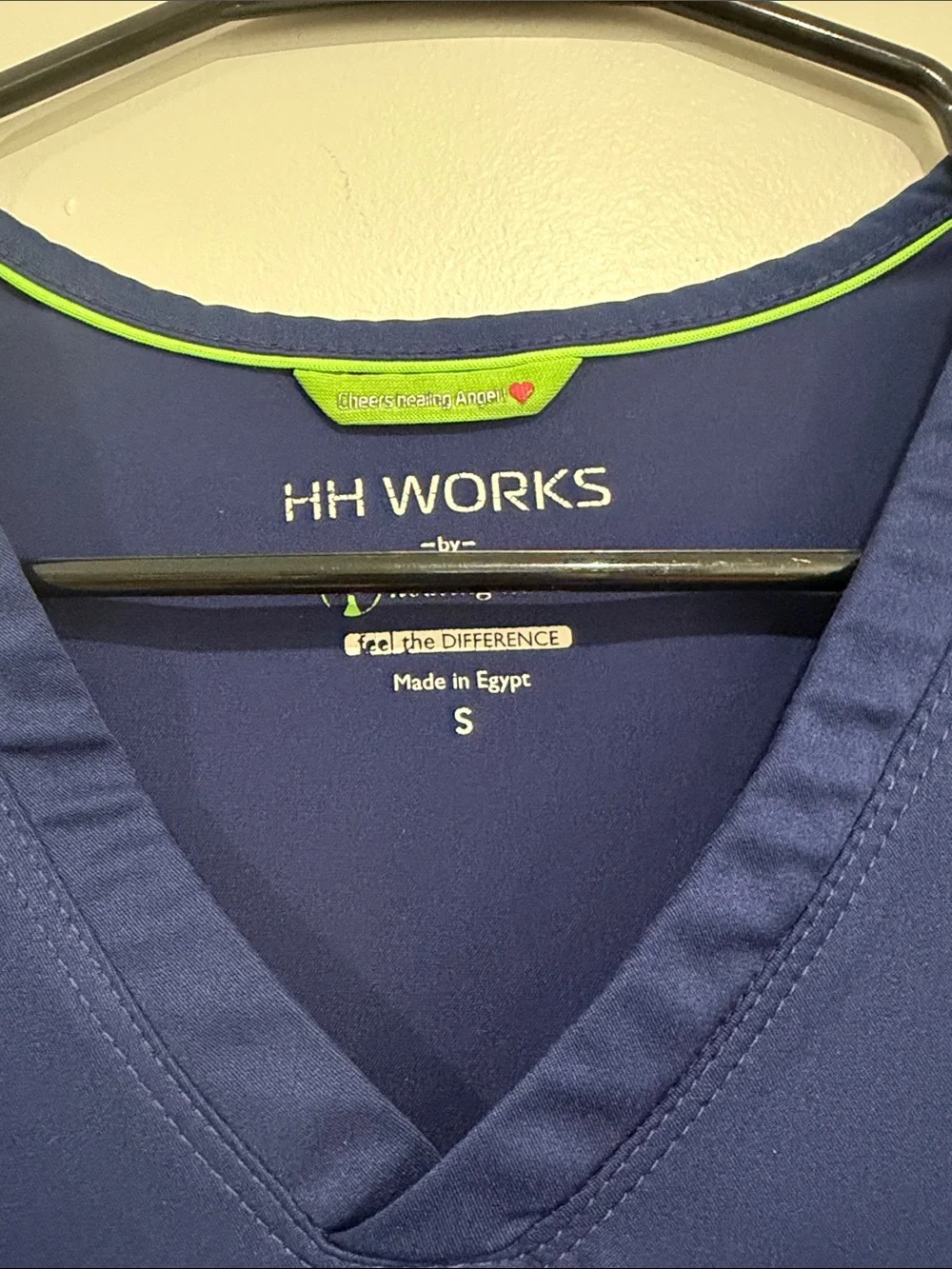 Navy Scrub top - Picture 2 of 5